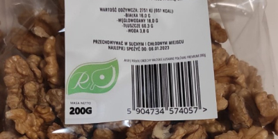 Nuez ecológica de alta calidad en stock en Wrocław: