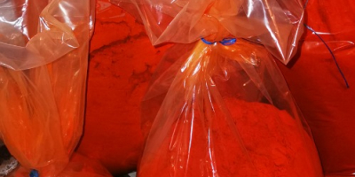 Pimentón (dulce) recién molido Producción propia 2021 Stock disponible