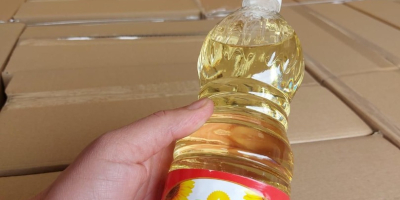 Venta de aceite de girasol refinado. El precio de