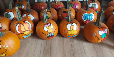 Venta de calabazas de Halloween. Variedades Gomez, Spitfire, Racer