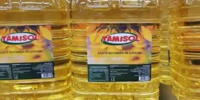 Tenemos disponible en stock aceite de girasol refinado a