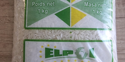 Arroz para consumo envasado en saco de 1 kg