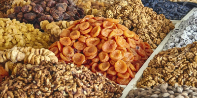 Exportación de pasas secas desde Uzbekistán: negras, rojas, amarillas,