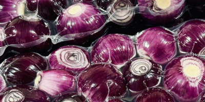 1. Cebollas frescas peladas - blancas y rojas -