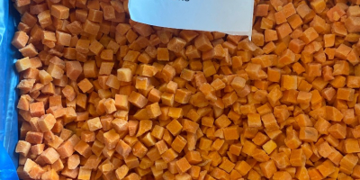 Cubos de zanahoria congelados de primera calidad 10*10