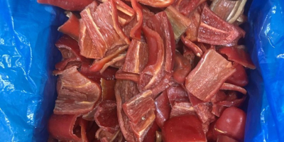 Mrożona czerwona papryka, paski, sprzedaję 20 000 kg, pakowane