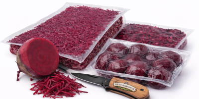 Remolacha cocida. Vida útil: hasta 60 días, sin conservantes.