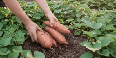 Batatas frescas de primera calidad procedentes de Egipto. De