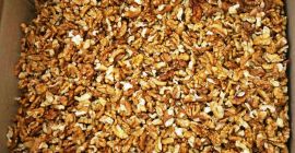 Venderé nuez en todas las fracciones de mitades, cuartos