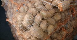 Cebolla morada calibre 45+ /8 saco cosido precio 420