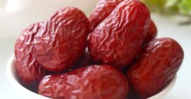 Comida natural Secado Fechas rojas Asado XinJiang Hetian Jujube