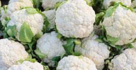 Venderé coliflor. Hermoso blanco grandes cantidades. El resto de