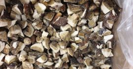 champiñones congelados 1ra clase 5% en el gusano.10kg embalado.