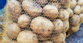 Venderé 8 toneladas de papas comestibles, variedad Vineta, amarillas.