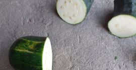 Envío calabacines gruesos o medianos