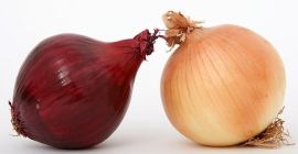 Cebollas rojas y blancas de Grecia Thessalia producidas por
