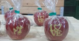 ¡Manzanas de San Valentín! Venderé manzanas ocasionales con un