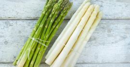 Nuestra selección es diversa, comenzando con espárragos verdes y