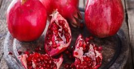 Granada fresca 100% natural de frutas rojas a la