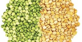 Guisantes verdes / amarillos Mitades y partidos - máx.