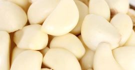 Ajo rico en nutrientes: cada 100 gramos de agua