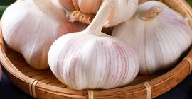 Ajo rico en nutrientes: cada 100 gramos de agua