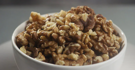 Venta de nueces sin cáscara por la cantidad de