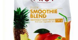 Frutas congeladas como albaricoque, melocotón, fresa, bayas mixtas, etc.envasadas