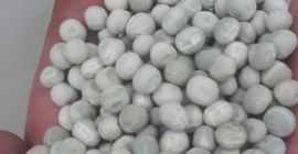 Venderé guisantes verdes procesados. Humedad -
