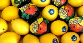 Limones para zumo de calidad excepcional. Si lo solicita,