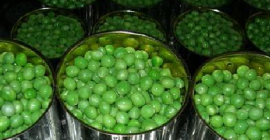 Venderé guisantes en lata (400 g). Varias cantidades y