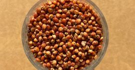 Sorgo rojo Humedad: 14% máx. Materias extrañas: 2% máx.