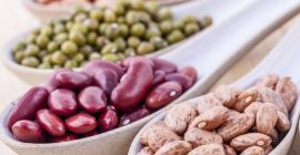 Frijoles al por mayor en stock. La entrega de