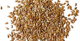 Todo el año compramos lino, sorgo, mijo, frijoles. -