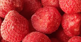 Fresas congeladas. Clase A, B, Jam Las materias primas