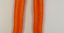 Estamos ofreciendo dos tipos de zanahorias a la venta