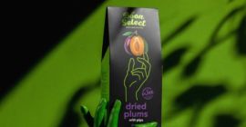 Venta de ciruelas secas sin pulpa, envasadas en cajas