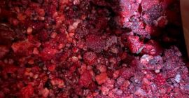 Venderé frambuesas congeladas semielaboradas para sémola en bolsas de