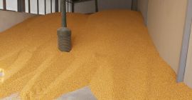 Maíz en grano, producción 2023, carga rápida desde la