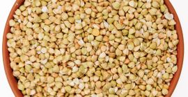 Ofrecemos guisantes amarillos partidos, trigo sarraceno verde, mijo. En