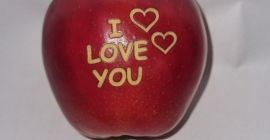 ¡Manzanas de San Valentín! ¡Manzanas para San Valentín! Venderé