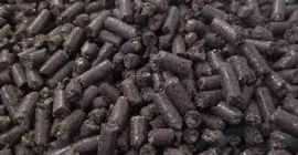 Pellets de cáscara de girasol. - Diámetro 6 mm