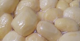 Patatas peladas. Muy buena calidad. Soroya amarilla tipo B.