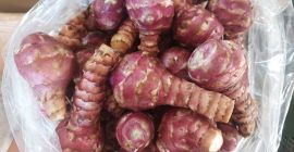 Hola, vendo una hermosa alcachofa de Jerusalén rosa. Embalado