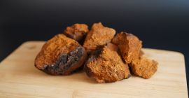 Ofrecemos chaga (hongo de abedul) seco de alta calidad
