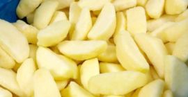 Oferta de productos •Dados de manzana congelados – 5,00
