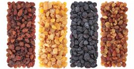 Exportación de pasas secas desde Uzbekistán: negras, rojas, amarillas,