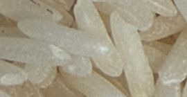 Arroz blanco de grano largo. Origen: Surinam (región del